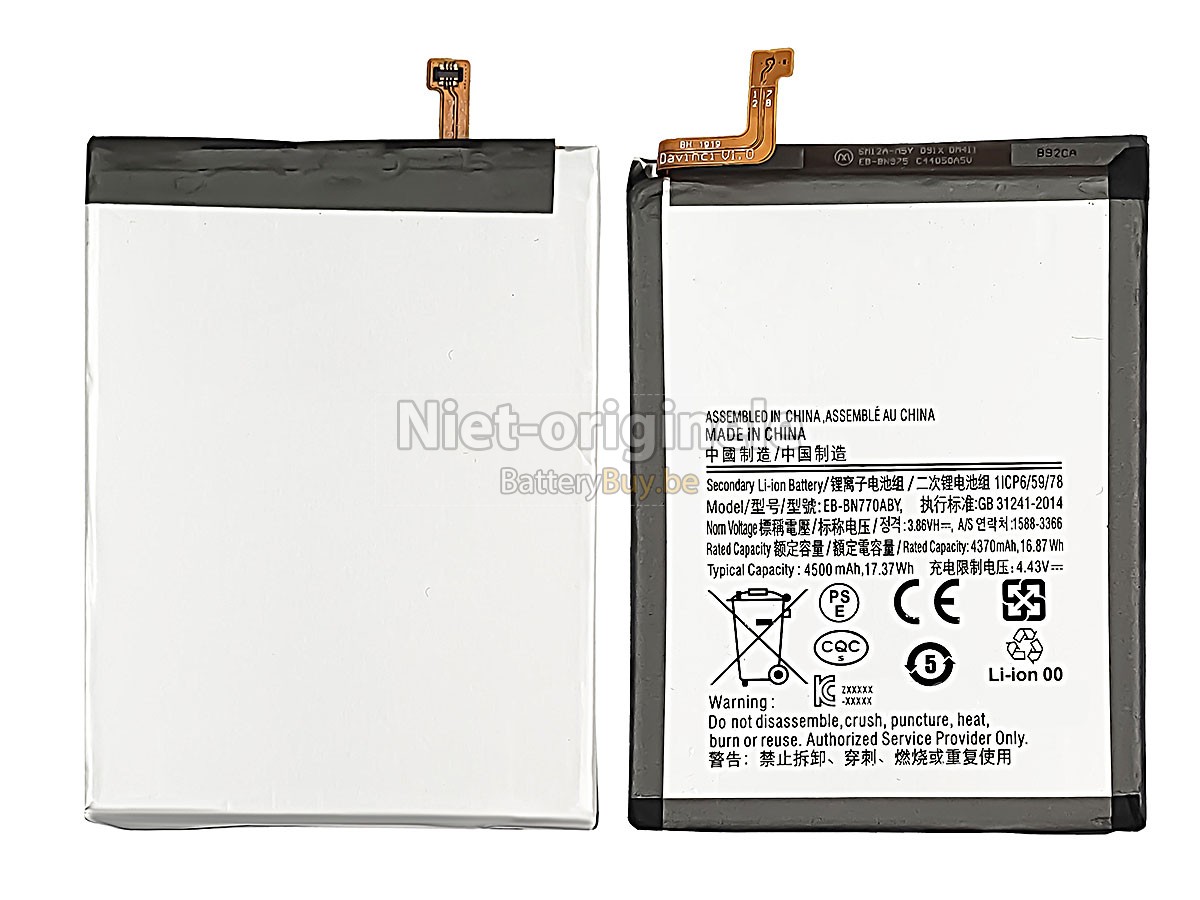 Samsung NOTE 10 LITE accu