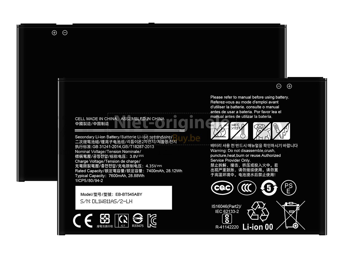 Samsung TAB ACTIVE4 PRO accu