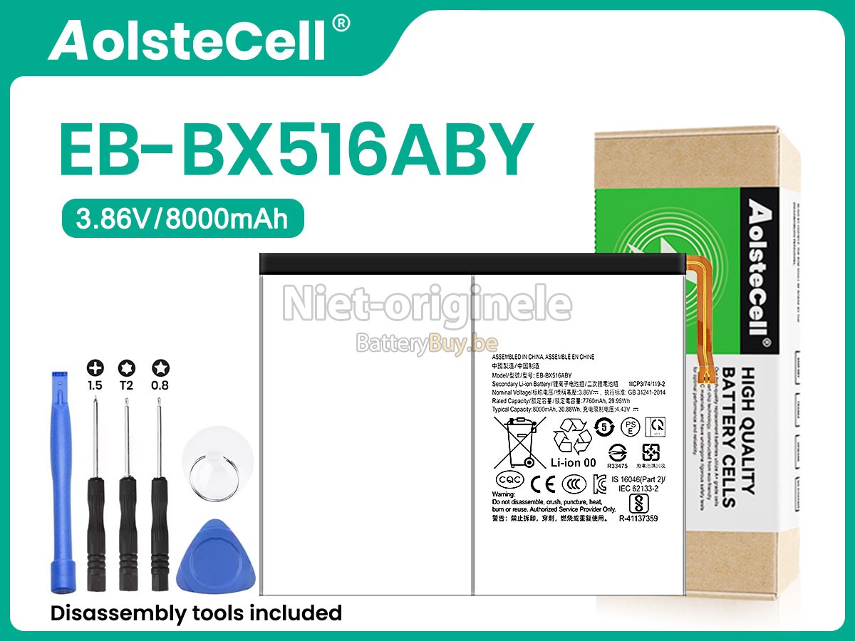 Samsung TAB S9 FE 2023 X510 accu