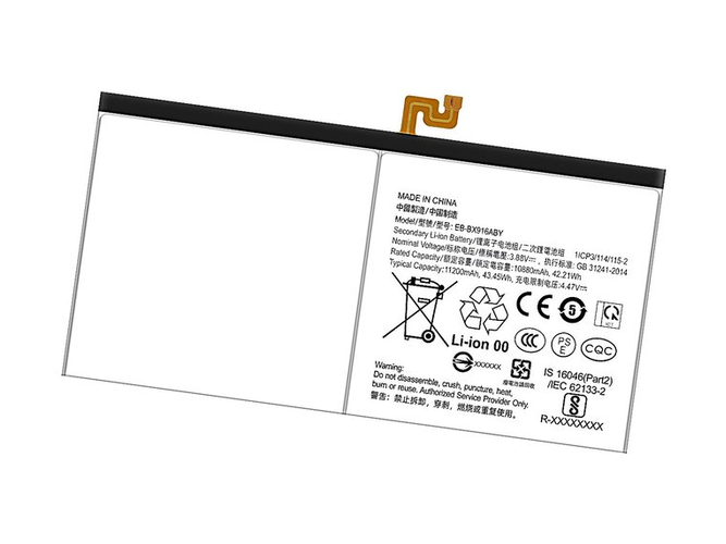 laptop accu voor Samsung SM-X906B