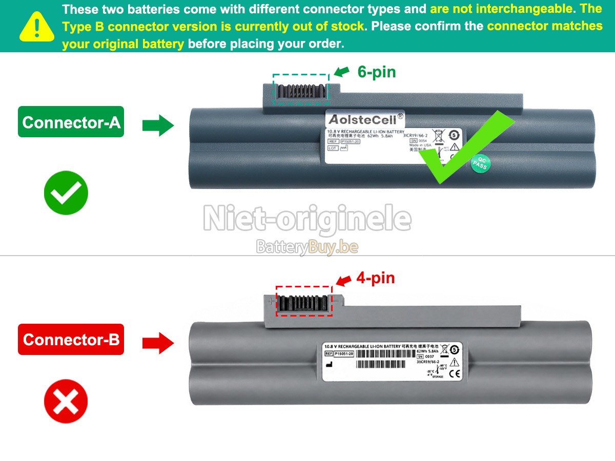 Sonosite P15051-20 accu