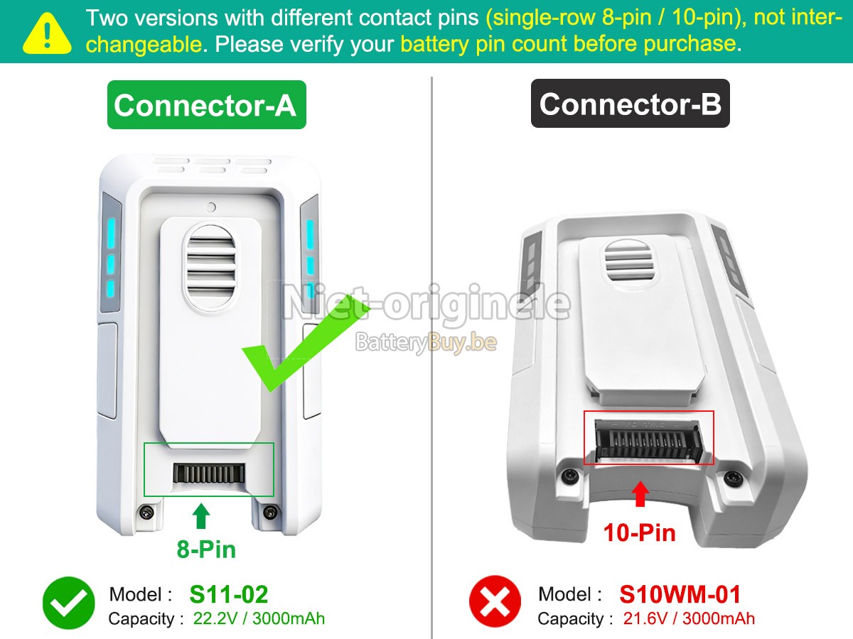Tineco PURE ONE S11 accu