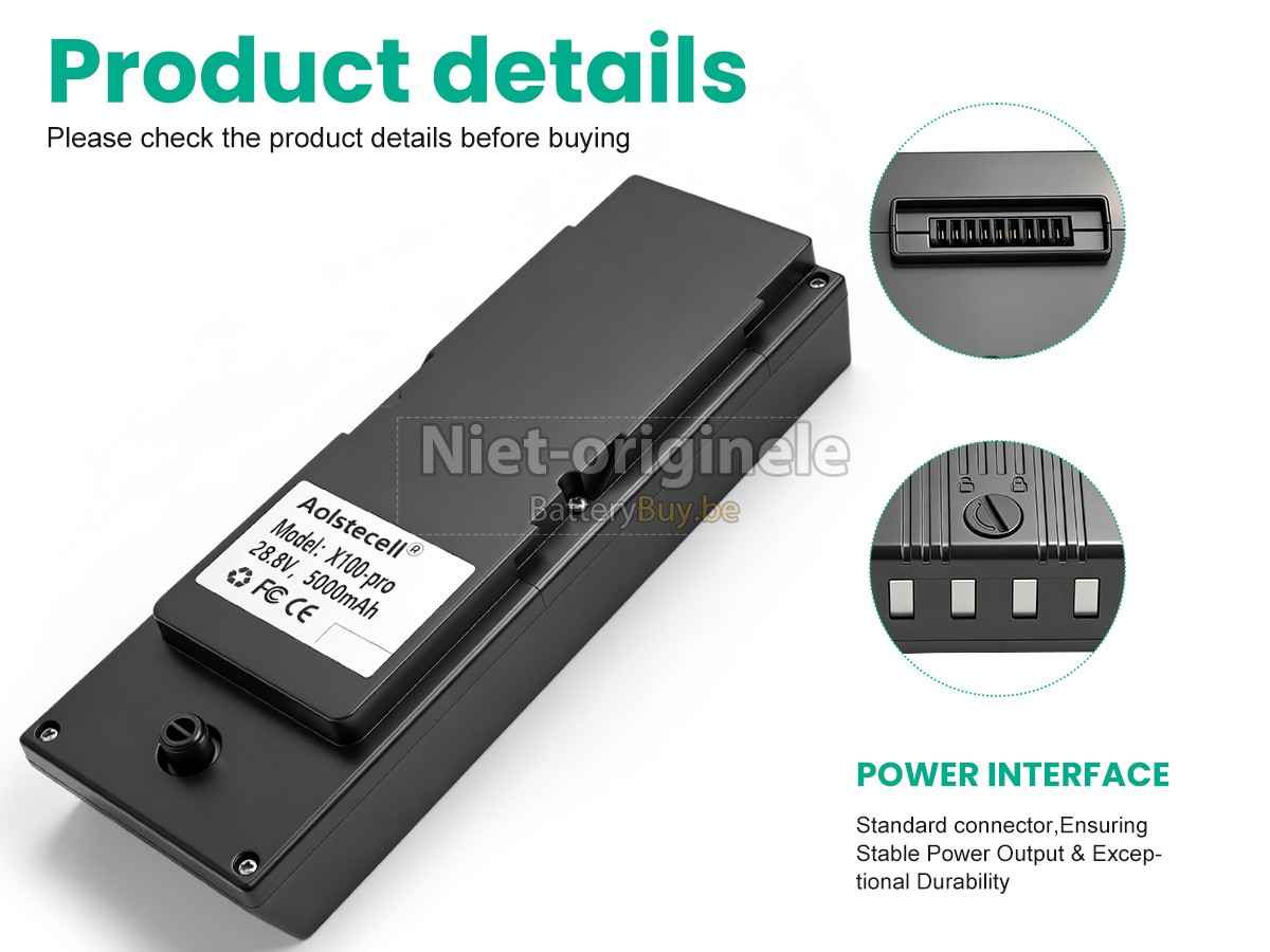 UWANT X100-PRO accu