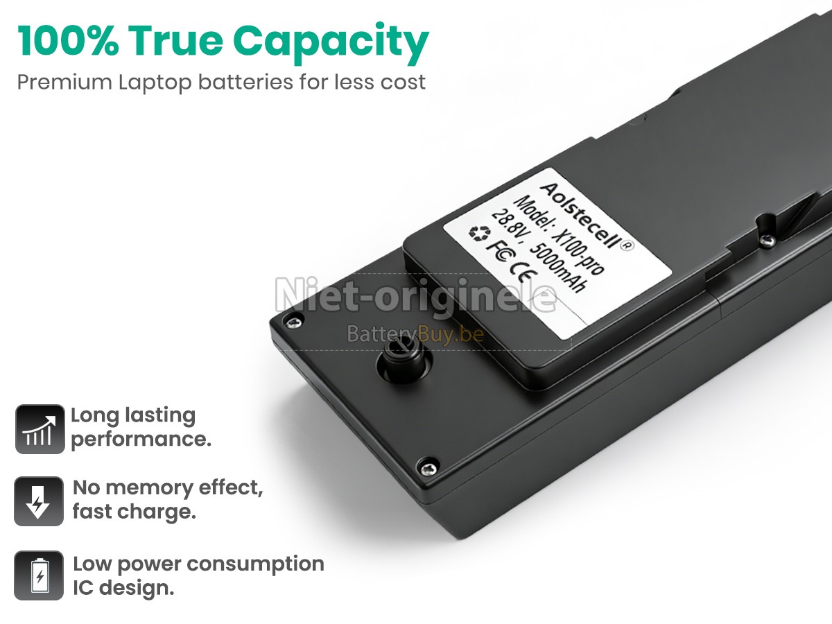 UWANT X100-PRO accu