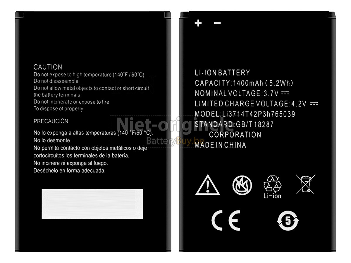 ZTE A5 accu